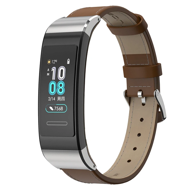 Bracelet Huawei Band 3 Pro / 4 Pro (Cuir véritable) - 5 coloris