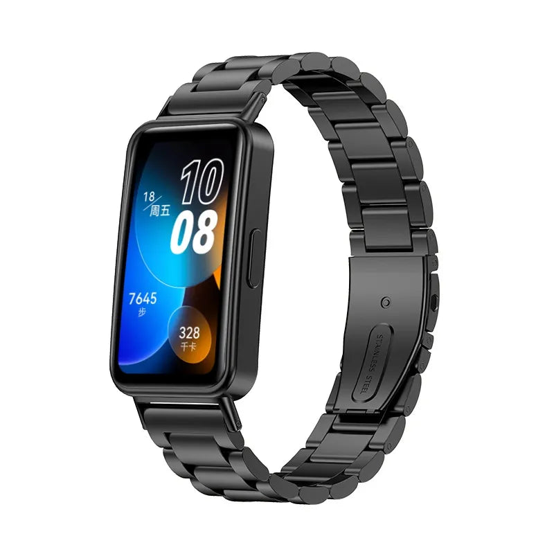 Huawei Band 8 / 9 / 10 polsband (Roestvrij staal) - 4 kleuren